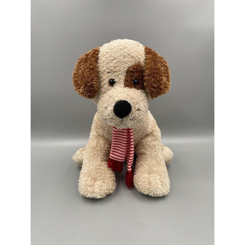 Animal Adventure Brown Puppy Dog W/ Eye Spot 16" Plush Stuffed Animal 2015
